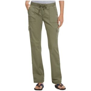 L.L. Bean, Southport cargo olive gray pants NWT, Size 18 Reg